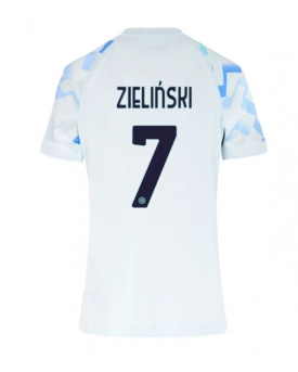 Billige Fotballdrakt Inter Milan Piotr Zielinski #7 Replika Bortedrakt Dame 2025-26 Kortermet Billige Fotballdrakt Inter Milan Piotr Zielinski #7 Replika Bortedrakt Dame 2025-26 Kortermet